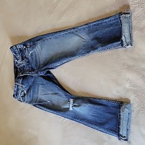 Womens Silver Jeans Elyse Capri W26/L22 1/2, Great condition